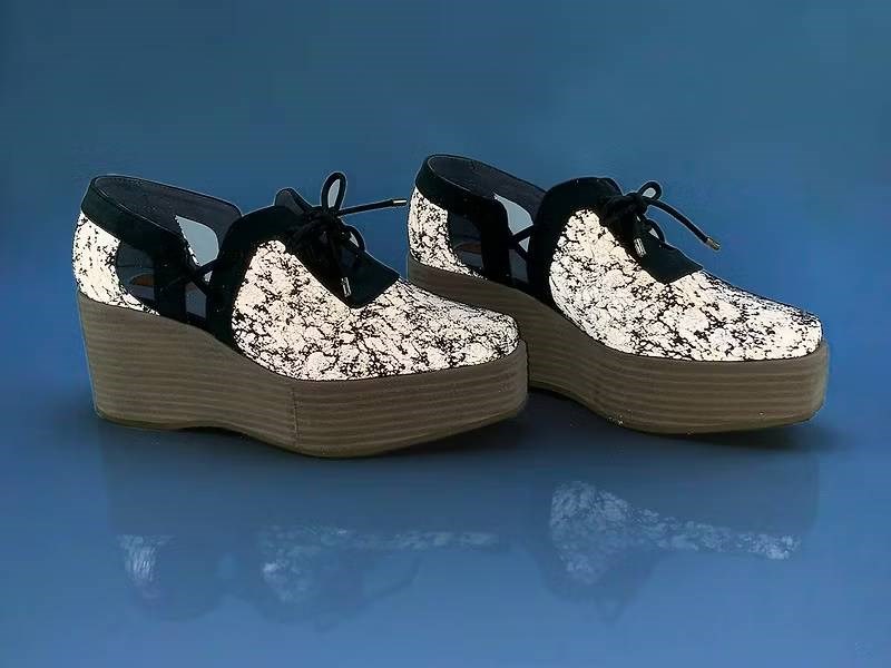 LEADING ROLE | 軌跡 | 設計款 | 手工鞋 | 反光面 | 厚底