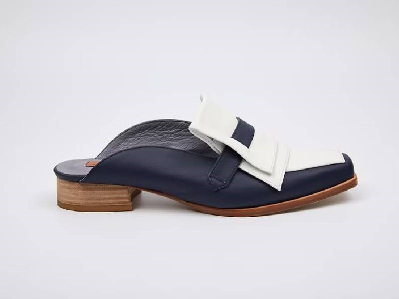 LEADING ROLE | 漂流 | 設計款 | 手工鞋 | 藏青 白