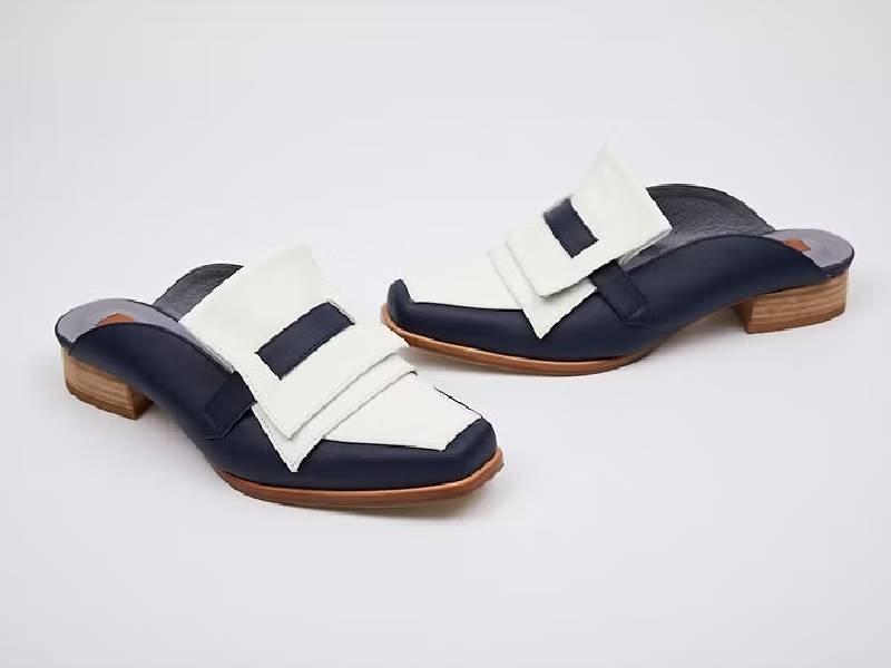 LEADING ROLE | 漂流 | 設計款 | 手工鞋 | 藏青 白