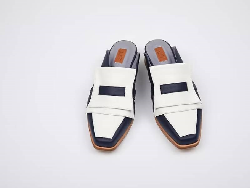 LEADING ROLE | 漂流 | 設計款 | 手工鞋 | 藏青 白