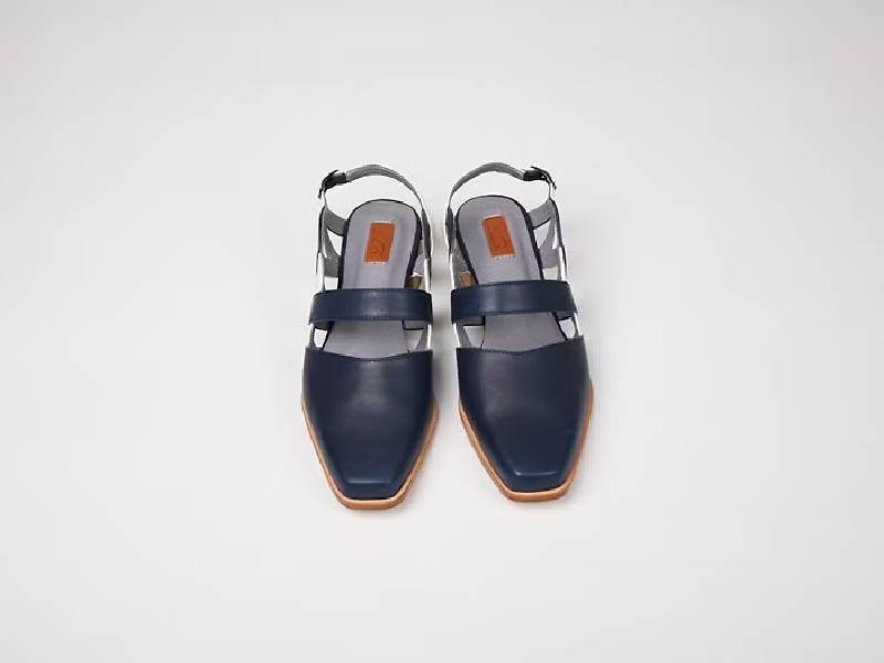 LEADING ROLE | 扭曲 | 設計款 | 手工鞋 | 藏青 白