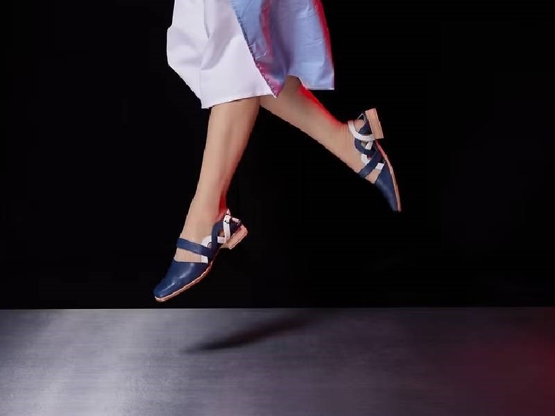 LEADING ROLE | 扭曲 | 設計款 | 手工鞋 | 藏青 白