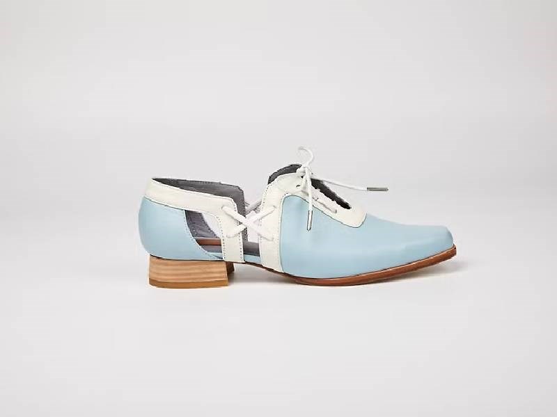 LEADING ROLE | 軌跡 | 設計款 | 手工鞋 | 天藍色