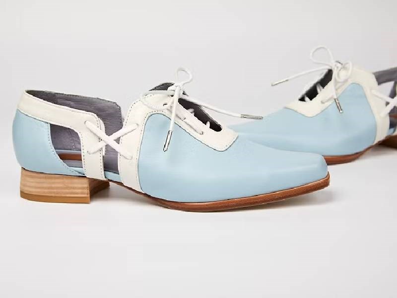 LEADING ROLE | 軌跡 | 設計款 | 手工鞋 | 天藍色