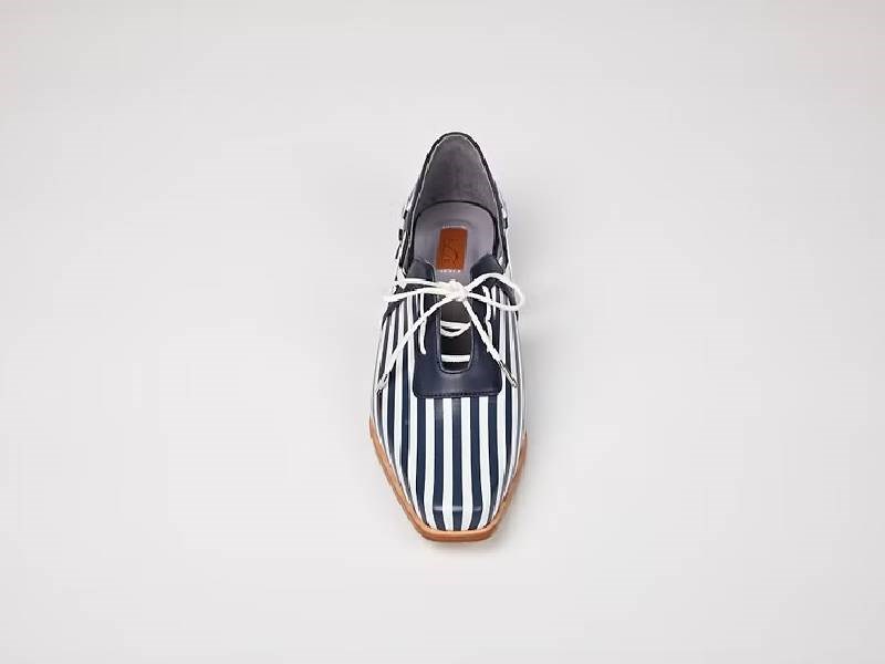 LEADING ROLE | 軌跡 | 設計款 | 手工鞋 | 藍白條紋