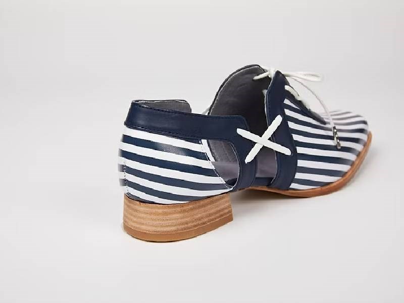 LEADING ROLE | 軌跡 | 設計款 | 手工鞋 | 藍白條紋