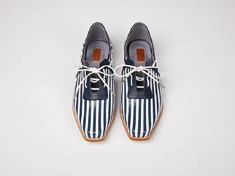 LEADING ROLE | 軌跡 | 設計款 | 手工鞋 | 藍白條紋