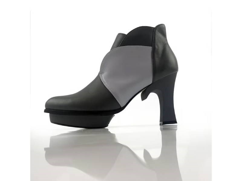 LEADING ROLE | 梅花 | 設計款 | 手工鞋 | 灰黑