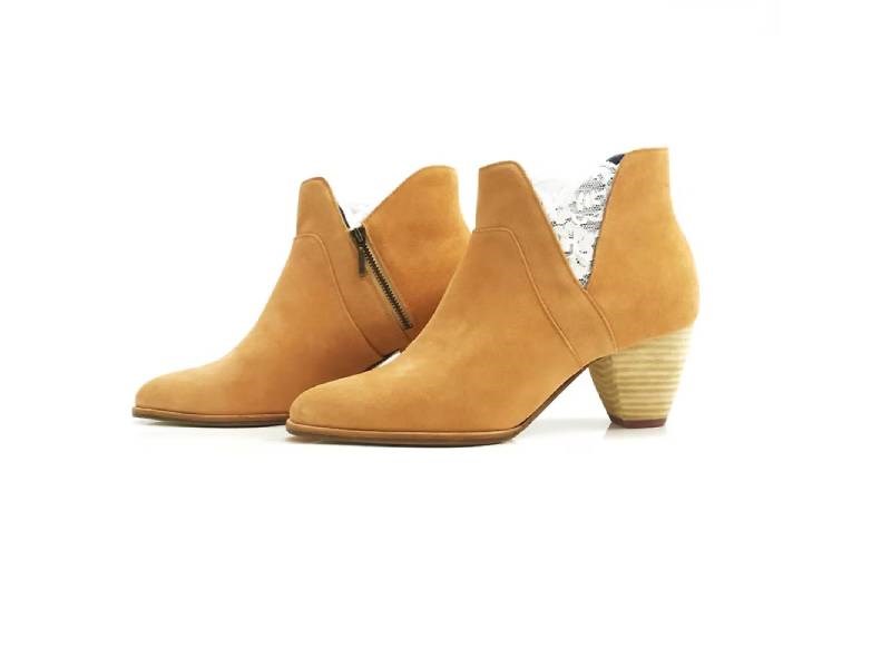 LEADING ROLE | 河谷 | 設計款 | 手工鞋 | 橙棕