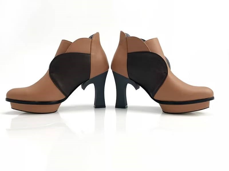 LEADING ROLE | 梅花 | 設計款 | 手工鞋 | 咖啡