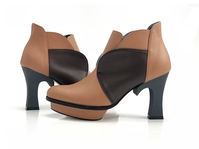 LEADING ROLE | 梅花 | 設計款 | 手工鞋 | 咖啡