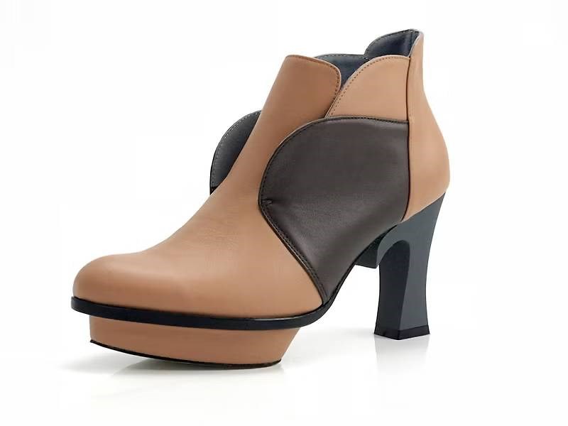 LEADING ROLE | 梅花 | 設計款 | 手工鞋 | 咖啡