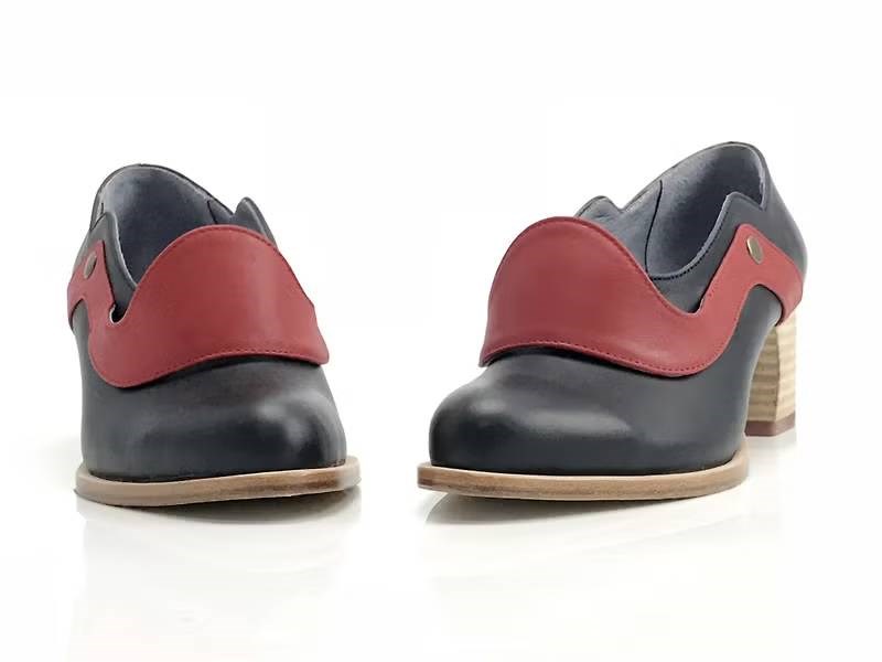 LEADING ROLE | 山嵐 | 設計款 | 手工鞋 | 黑紅