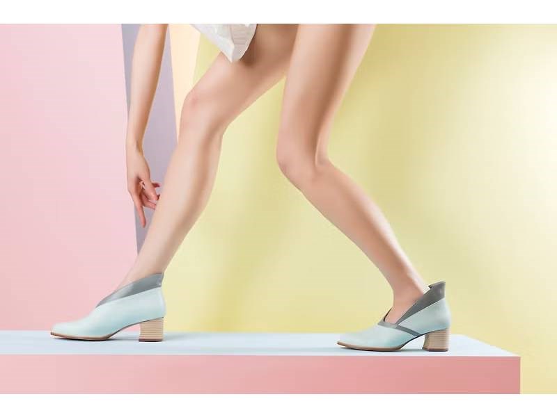 LEADING ROLE | 海芋 | 設計款 | 手工鞋 | 淺藍