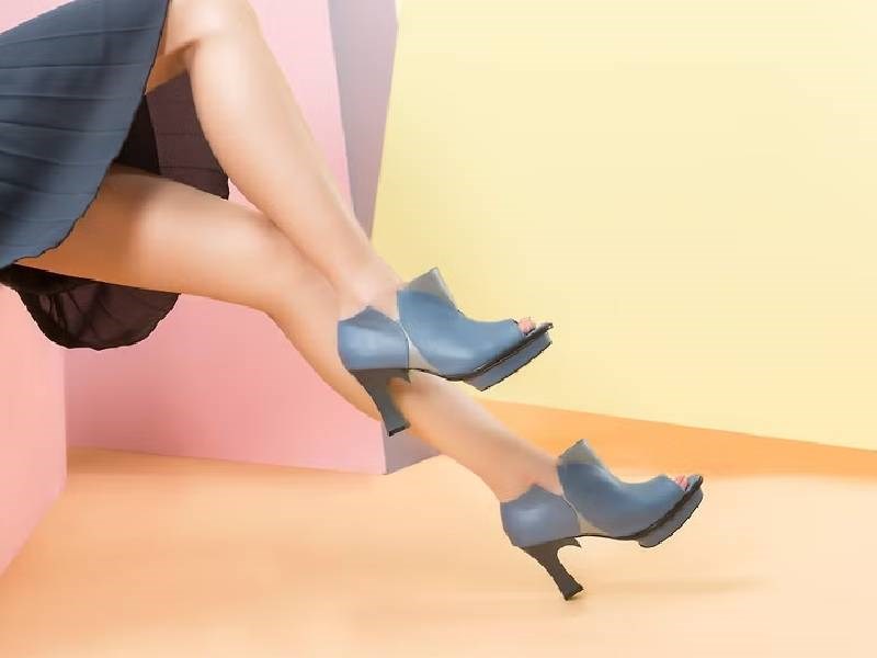 LEADING ROLE | 鬱金香 | 設計款 | 手工鞋 | 灰藍