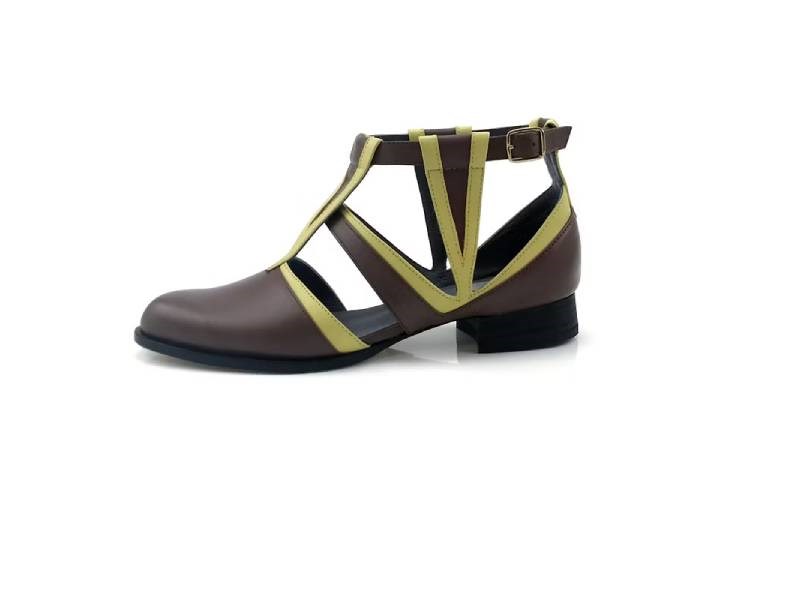 LEADING ROLE | 向日葵 | 設計款 | 手工鞋 | 咖啡