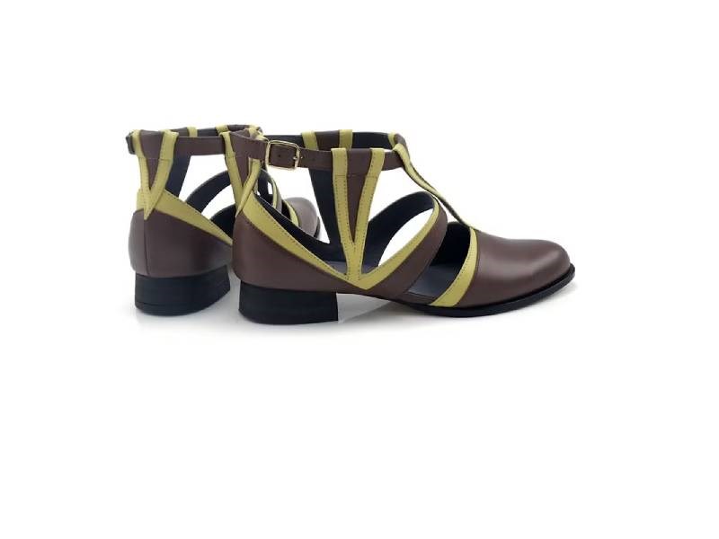 LEADING ROLE | 向日葵 | 設計款 | 手工鞋 | 咖啡