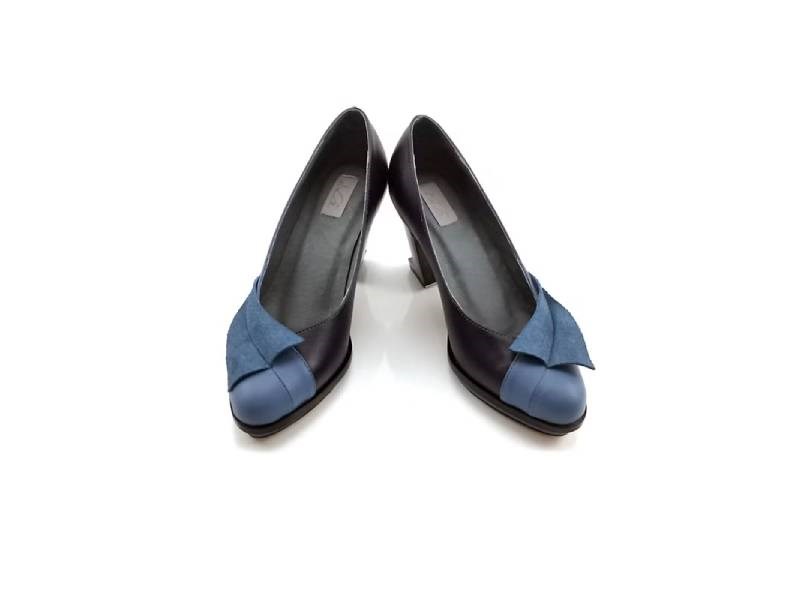 LEADING ROLE | 優雅 | 設計款 | 手工鞋 | 藍