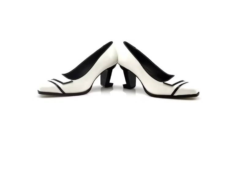 LEADING ROLE | 幾何 | 設計款 | 手工鞋 | 白