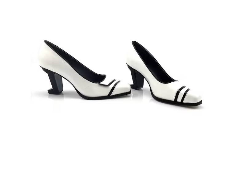 LEADING ROLE | 幾何 | 設計款 | 手工鞋 | 白