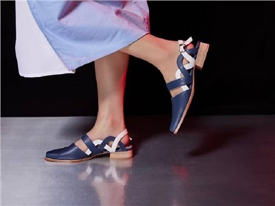 LEADING ROLE | 扭曲 | 設計款 | 手工鞋 | 藏青 白