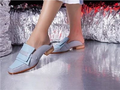 LEADING ROLE | 漂流 | 設計款 | 手工鞋 | 天空藍 灰