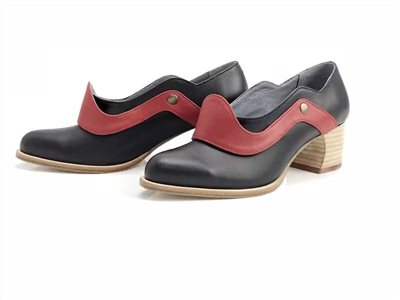 LEADING ROLE | 山嵐 | 設計款 | 手工鞋 | 黑紅